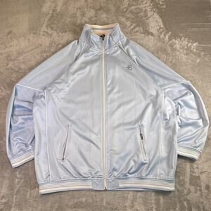 Y2K Starbury Track Jacket Stephon Marbury Baby Blue Full Zip XXL Basketball